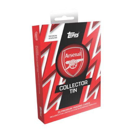 2025/26 Topps Arsenal Soccer Collector Tin