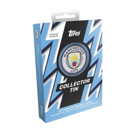 2025/26 Topps Manchester City Soccer Collector Tin
