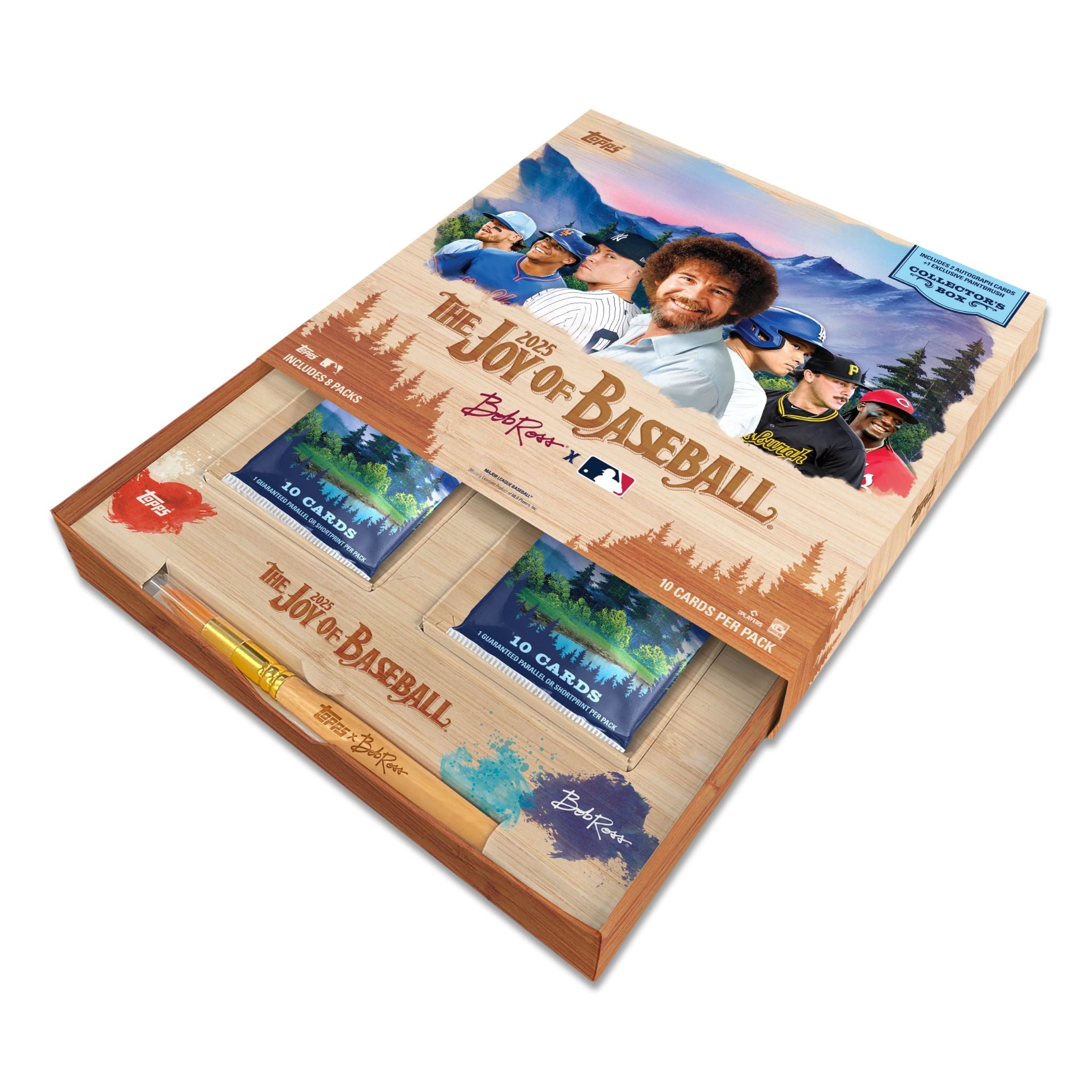 2025ToppsXBobRossTheJoyofBaseballCollectorsBox